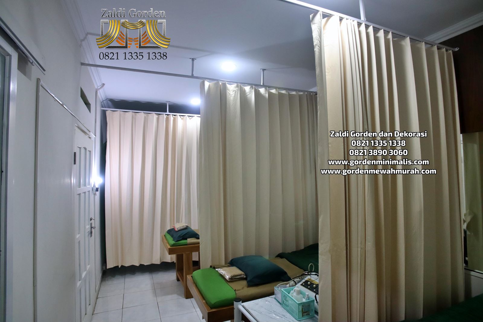 Gorden Rumah Sakit Bahan PVC anti noda anti bakteri fire retandant 7