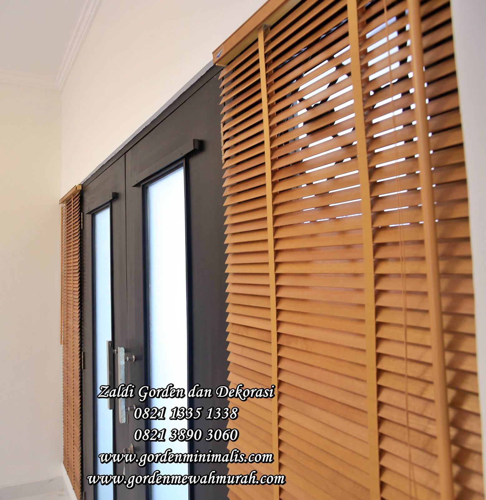 gorden kayu wooden blind untuk rumah minimalis 4