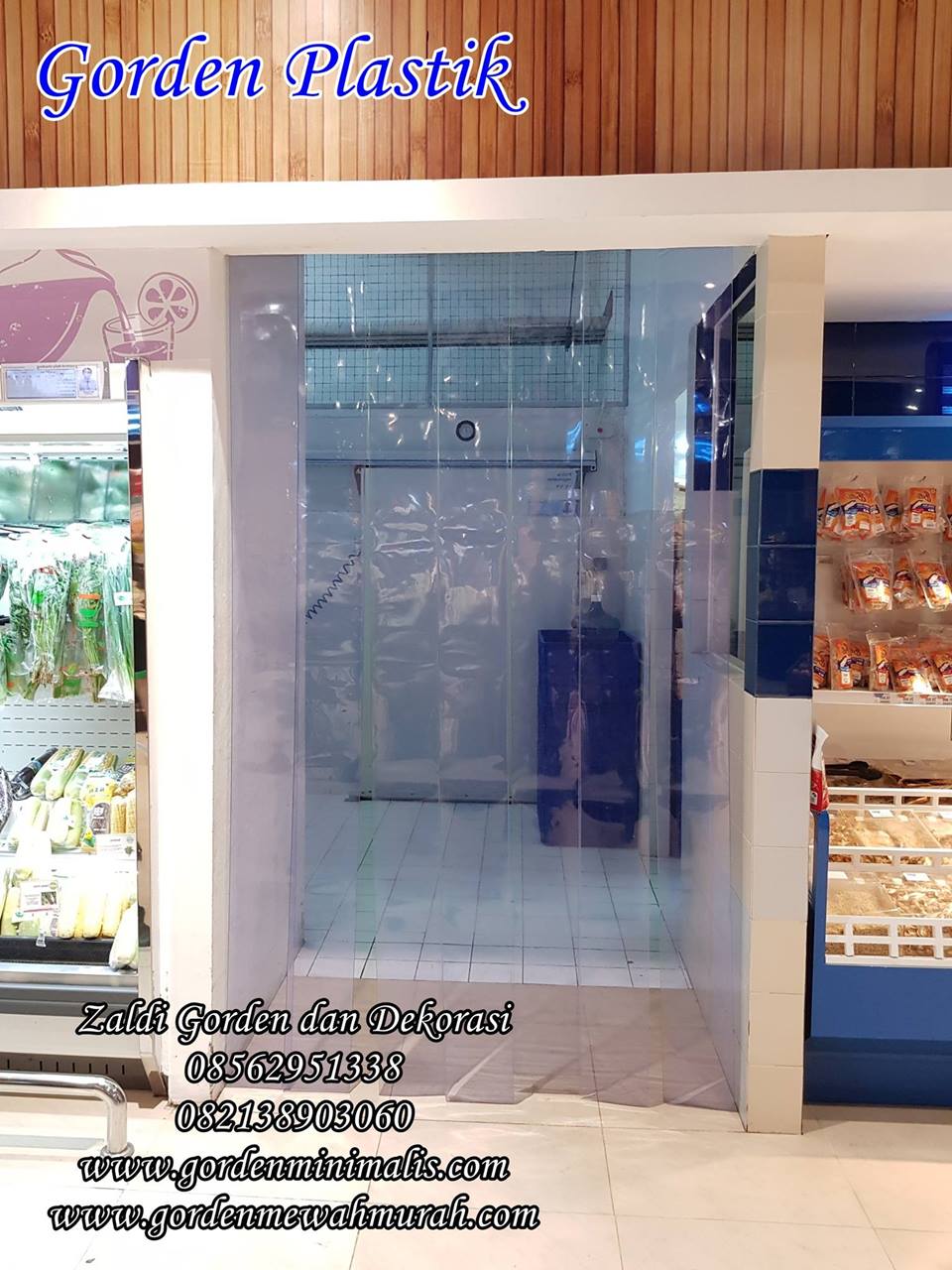 gorden plastik penyekat ruangan dapur rumah sakit toko industri pabrik pvc strip curtain 44