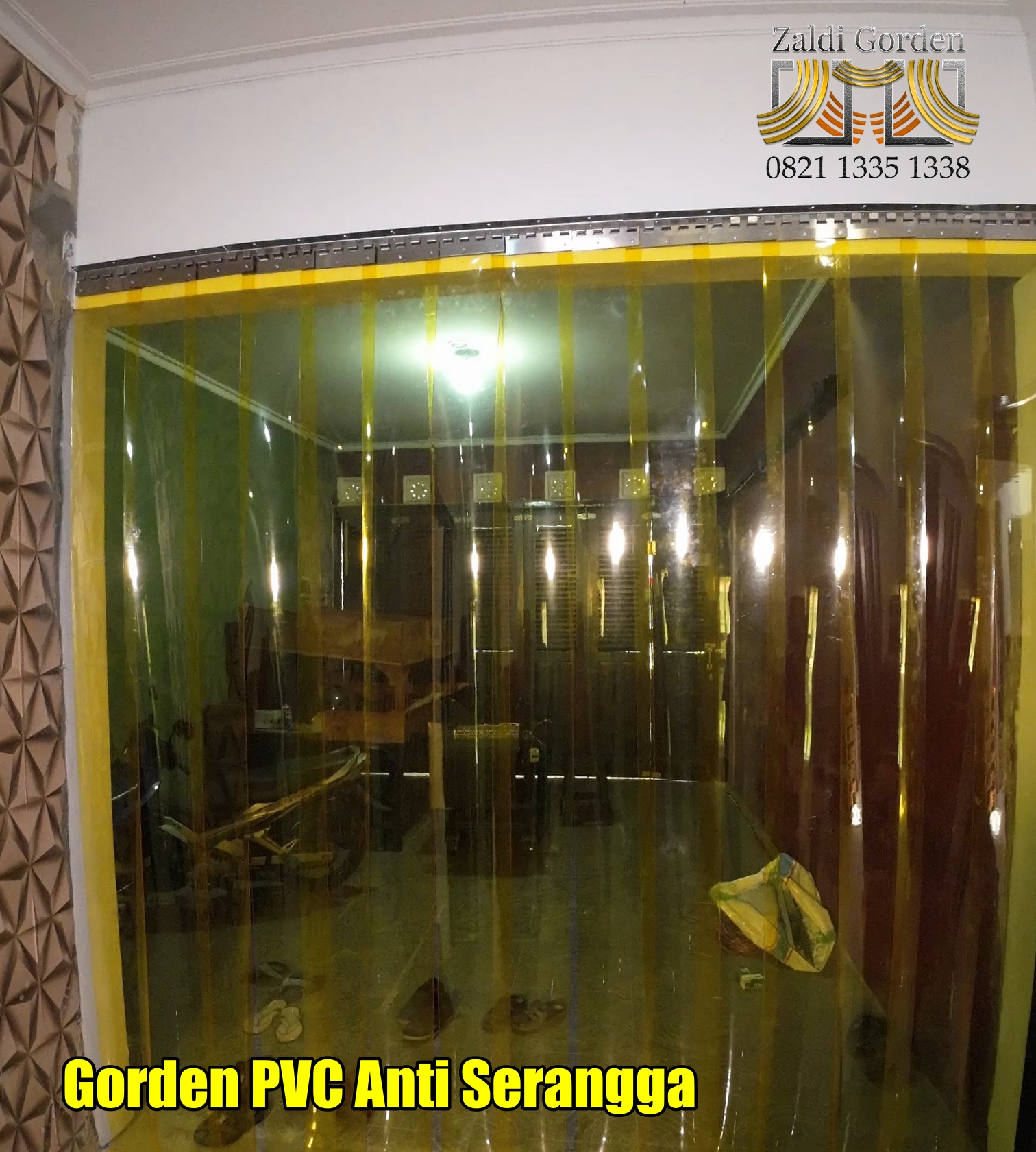 Tirai Plastik transparan dapur MBG anti serangga